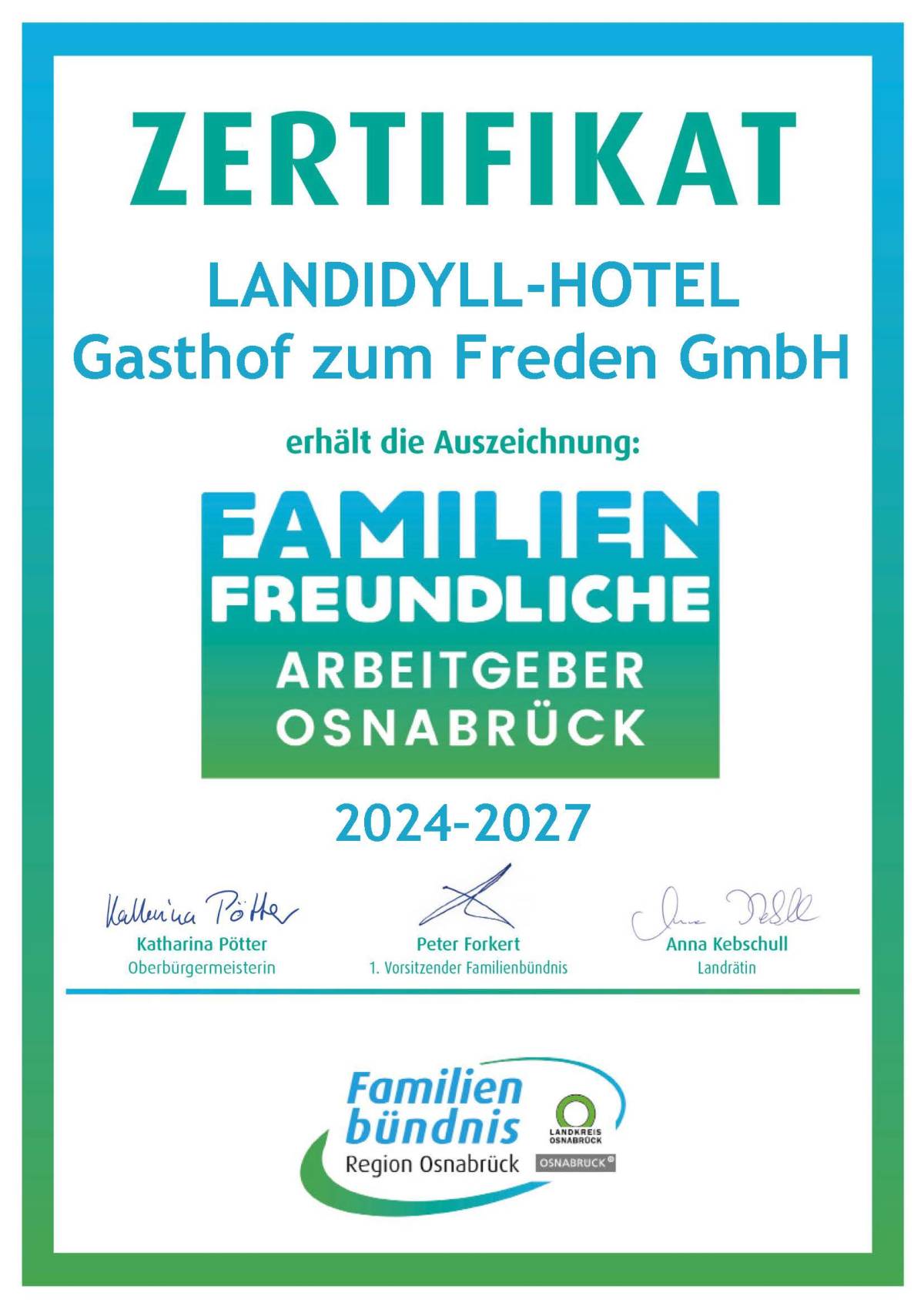 Familienfreundlicher Arbeitgeber-Osnabrück
