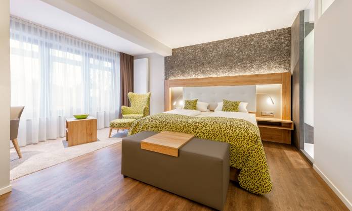 Premium Plus Hotelzimmer grünes Design Bad Iburg