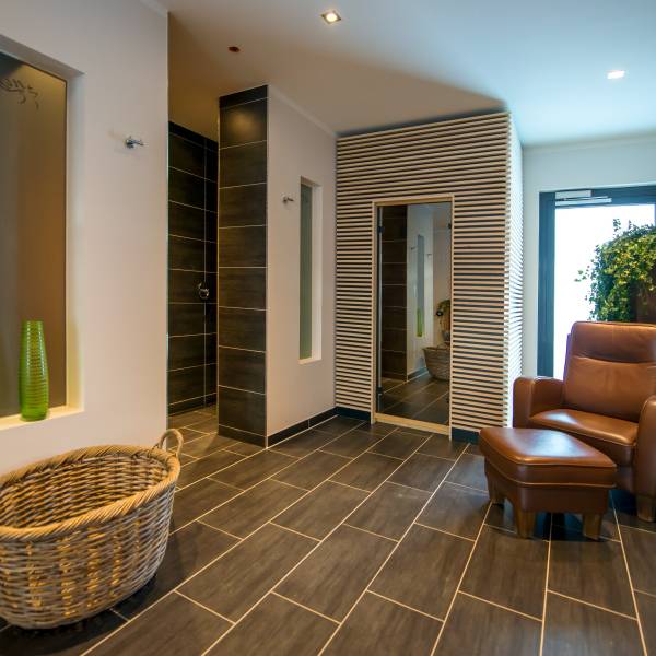 Saunabereich mit Infrarotkabine  Wellness Urlaub Bad Iburg