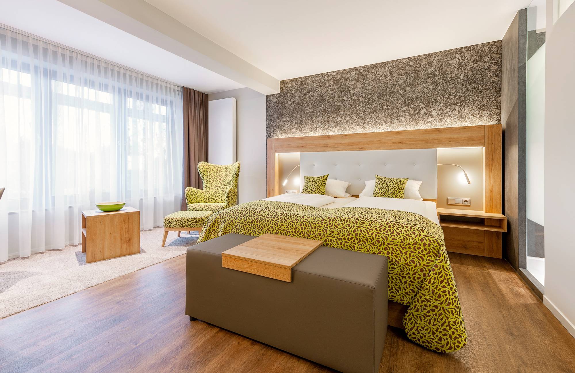 Premium Plus Hotelzimmer grünes Design Bad Iburg